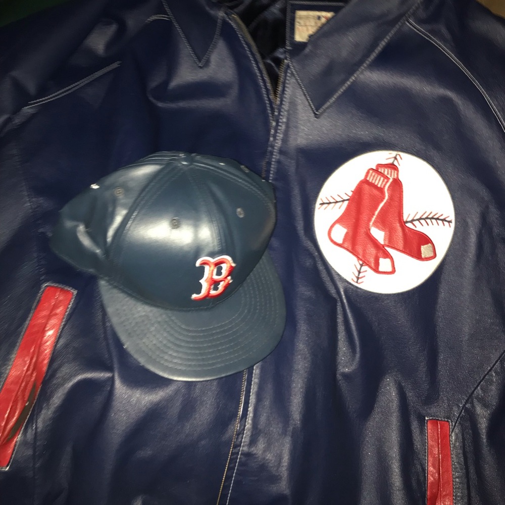Authentic Leather Boston RedSox jacket